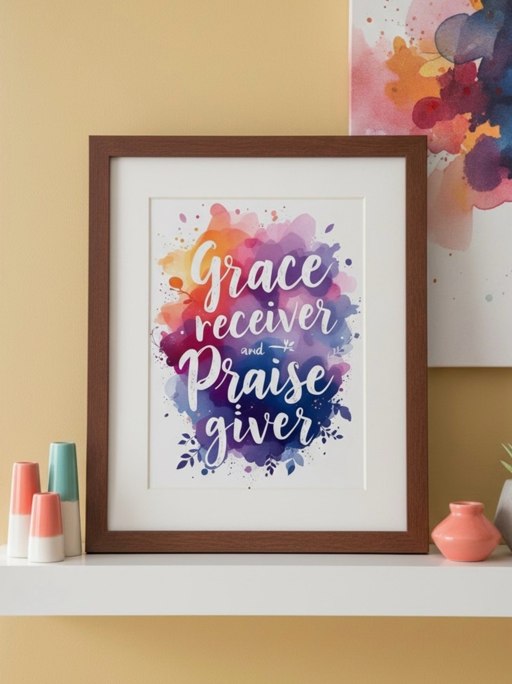 DDS Art Print, 8x10, Bible Verse, Paper Print, Unframed, Bright Series
